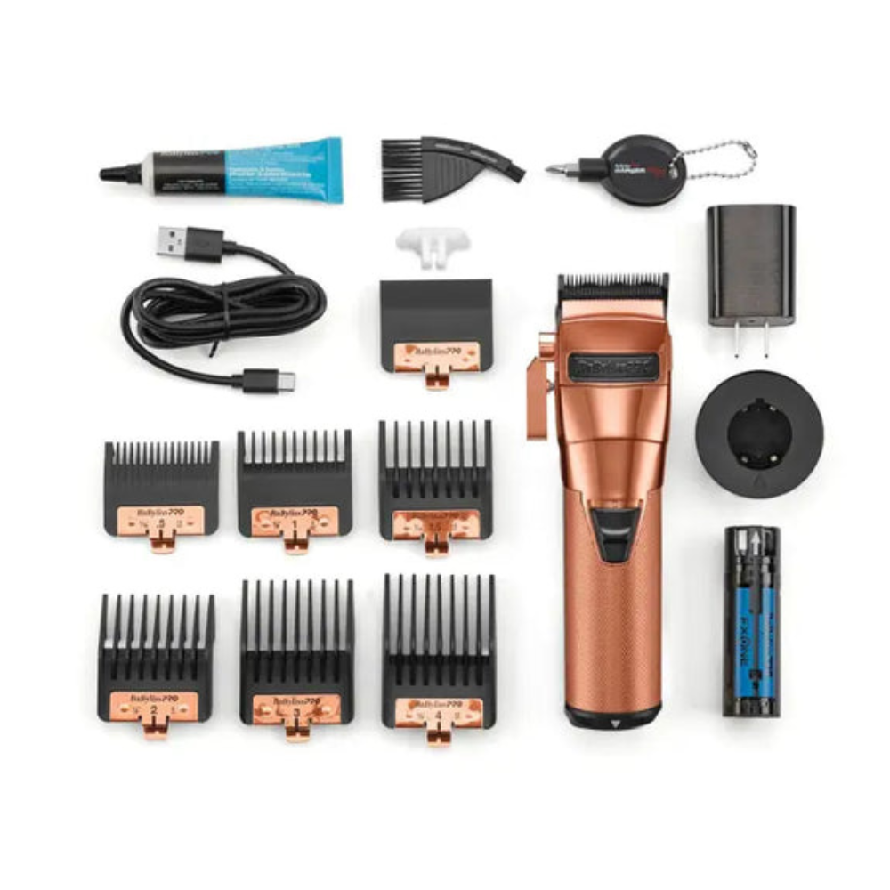 BabylissPro Rose Gold FXONE Clipper The Barber Plug