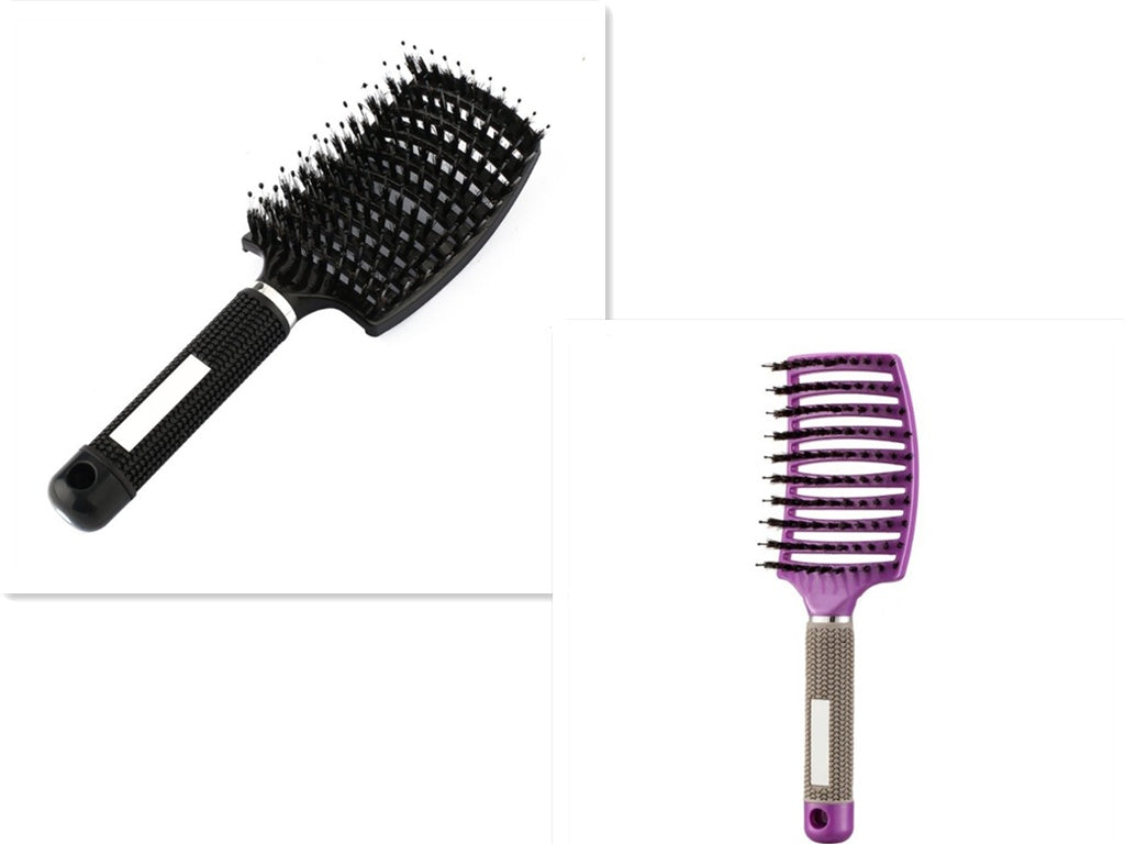 Hairbrush Anti Klit Brushy Haarborstel Women Detangler Hair Brush Bristle Nylon Scalp Massage  Teaser Hair Brush Comb Noventix