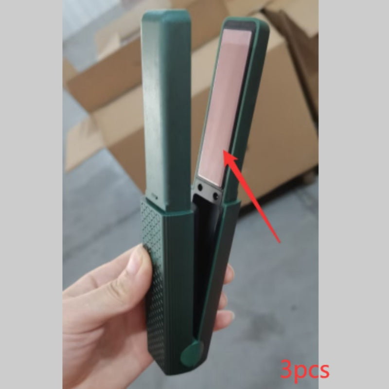 Hair Straightener Cordless Usb Hair Straightener Mini Ceramics Hair Curler 3 Constant Temperature Portable Flat Iron For Travel Noventix