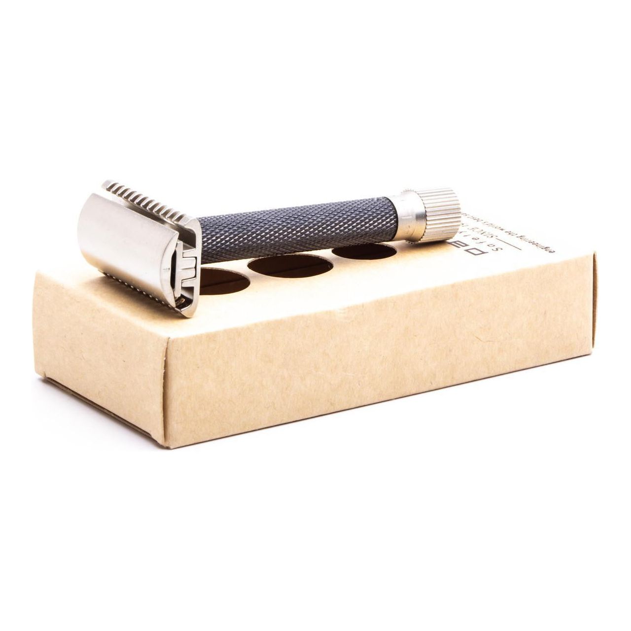 Parker Variant Adjustable Open Comb Safety Razor - Graphite [VAR GR OC] Pasteur Pharmacy
