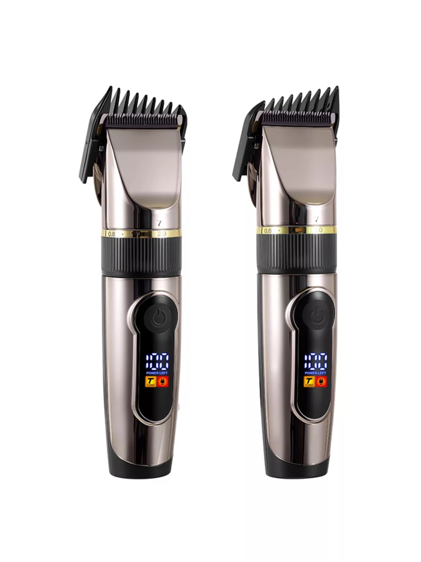 Waterproof Hair Clipper with LED Display Unique Oils