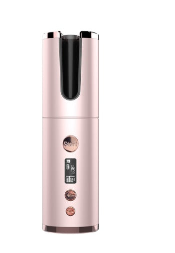 Wireless Rechargeable Curling Iron Electric Hair Curler Fully Automatic Rotating Portable Hairdresser Elyvora LLC