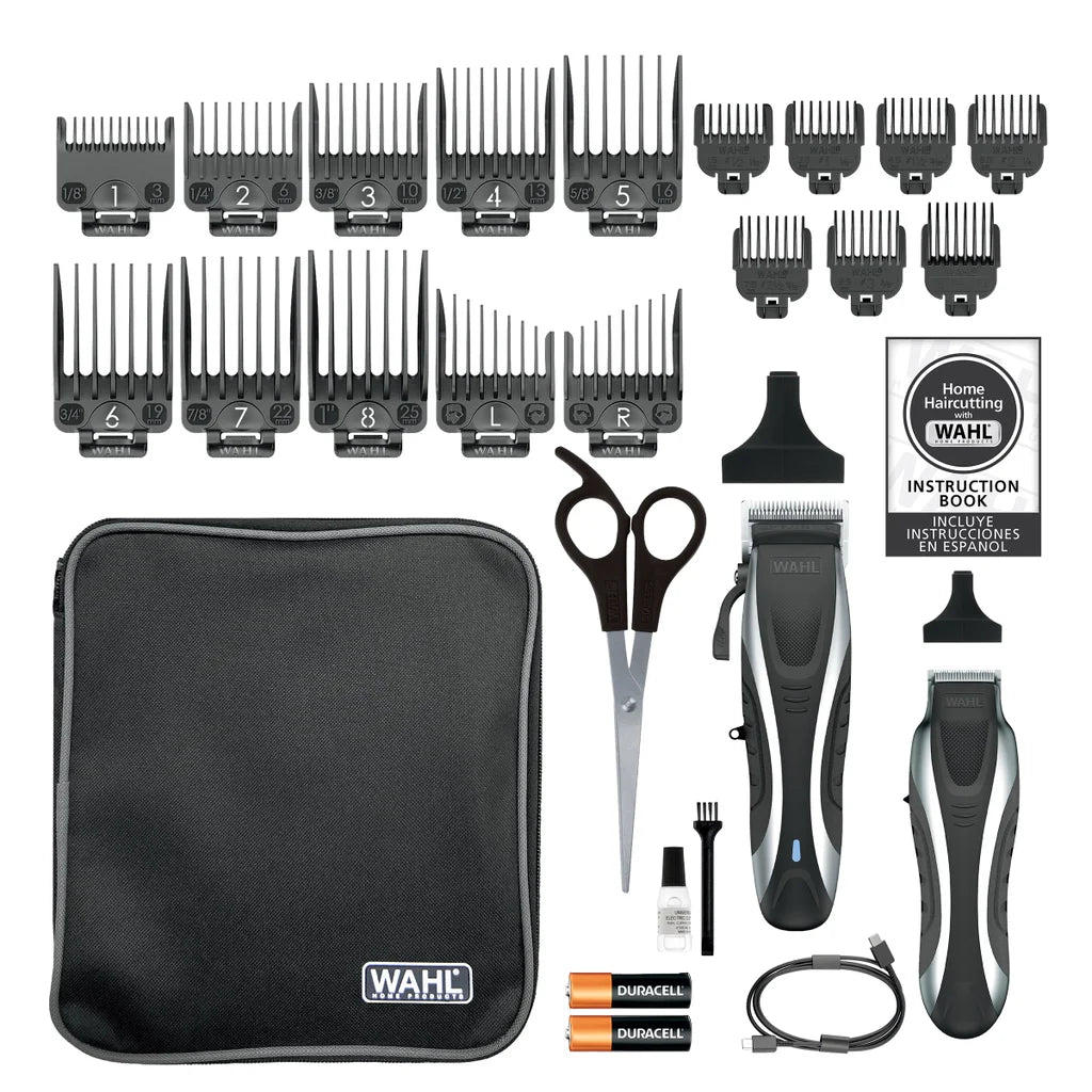Wahl Li-ION MAX Cordless Haircutting & Beard Grooming Kit WOFSPORTS