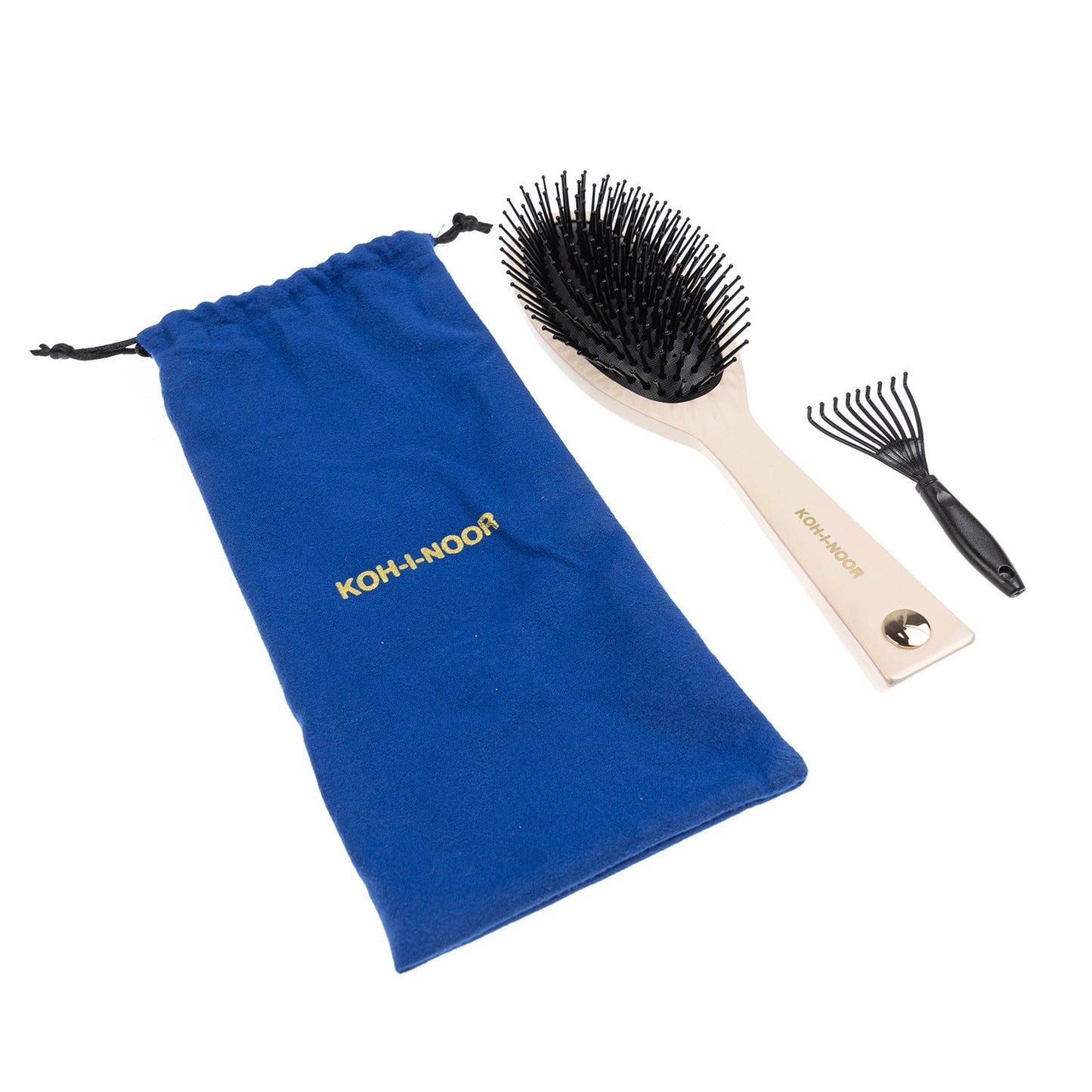 Pastel Synthetic Pin Brush - Biodegradable Acetate for Thick & Coarse Hair KOH-I-NOOR Beauty USA