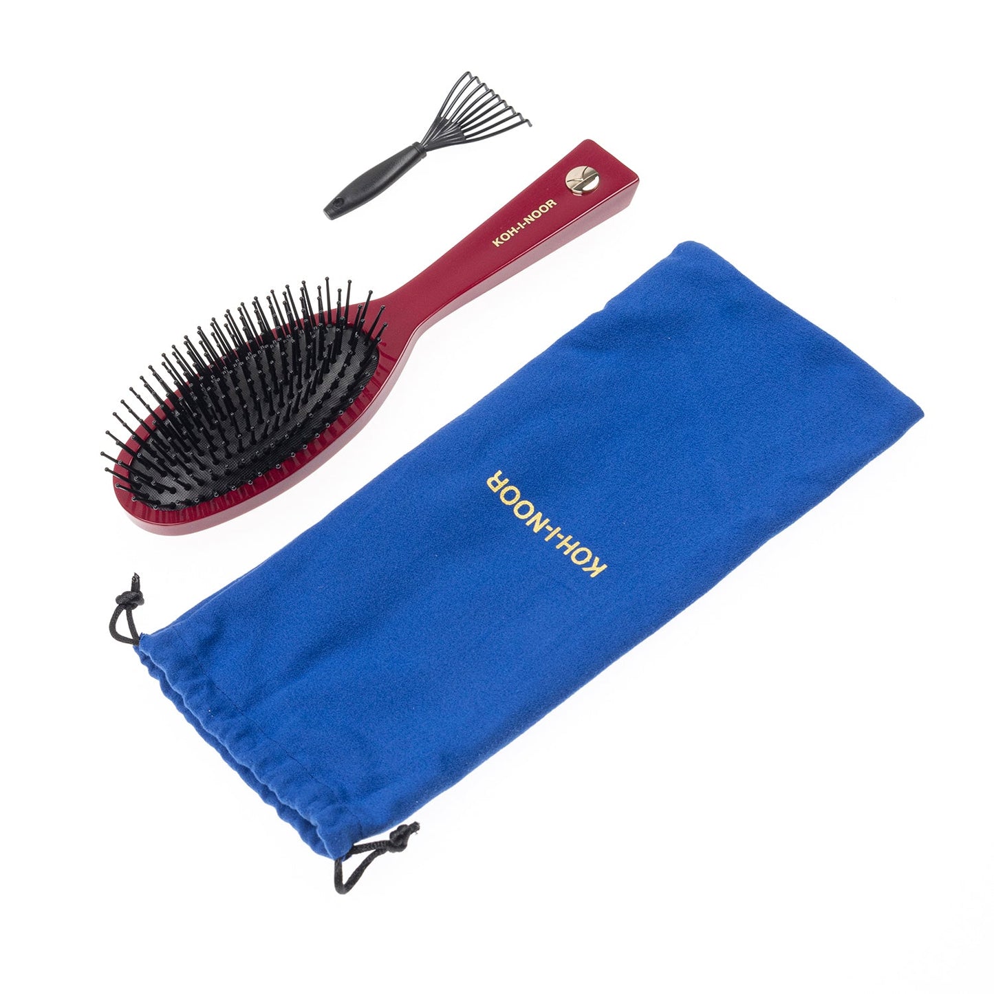 Pastel Synthetic Pin Brush - Biodegradable Acetate for Thick & Coarse Hair KOH-I-NOOR Beauty USA