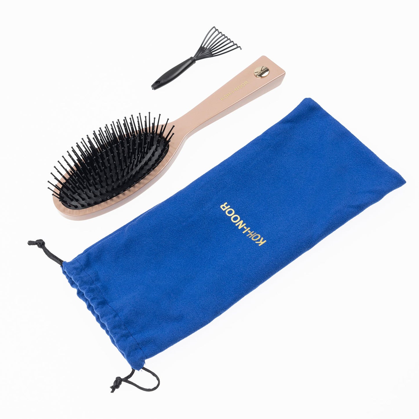 Pastel Synthetic Pin Brush - Biodegradable Acetate for Thick & Coarse Hair KOH-I-NOOR Beauty USA