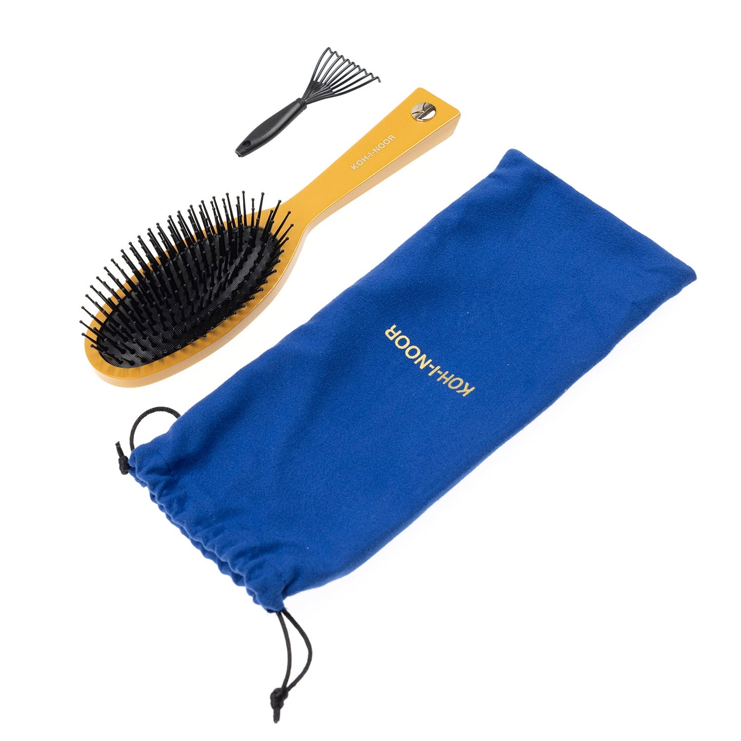 Pastel Synthetic Pin Brush - Biodegradable Acetate for Thick & Coarse Hair KOH-I-NOOR Beauty USA