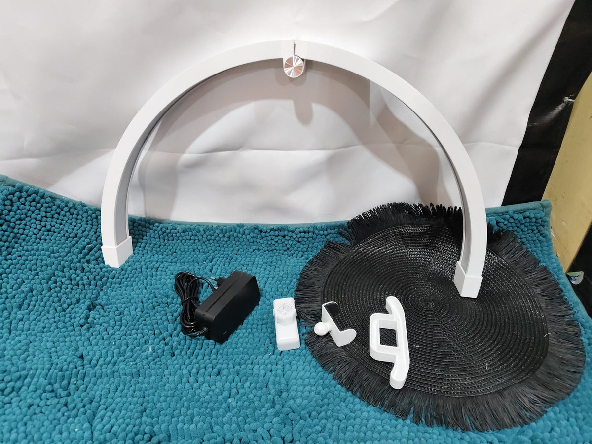 Nail Beauty Desktop Lamp Three-color Temperature Touch Control Half Moon U-shaped Fill Light The Make-up Corner