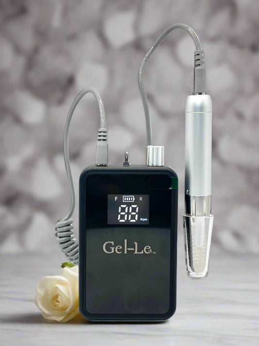 Gel-Le - Mini Nail Drill Machine (35,000 RPM) - Black Queen Nails & Beauty Supplies