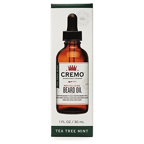 Cremo Tea Tree Mint Revitalizing Beard Oil Moisturizing & amp - Softening - 1 Oz Pasteur Pharmacy