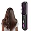 GO Brush, 2026 New GO Brush, Portable Straightener Brushs for Travel, with LCD Temperature Display, 2 in 1 Hair Straightener, Women Hair Fast Heating Cordless Mini Brushs (Blue) 7DAY'S