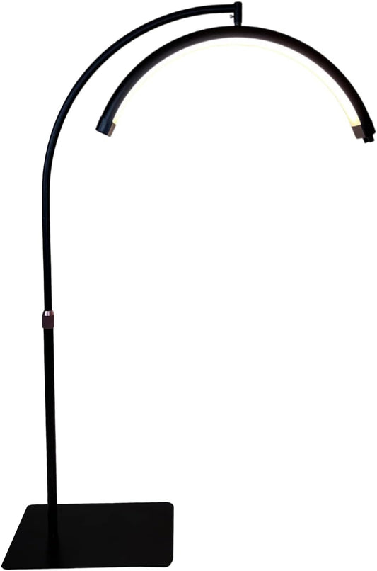 Half Moon Ring Light With Stand (Black)