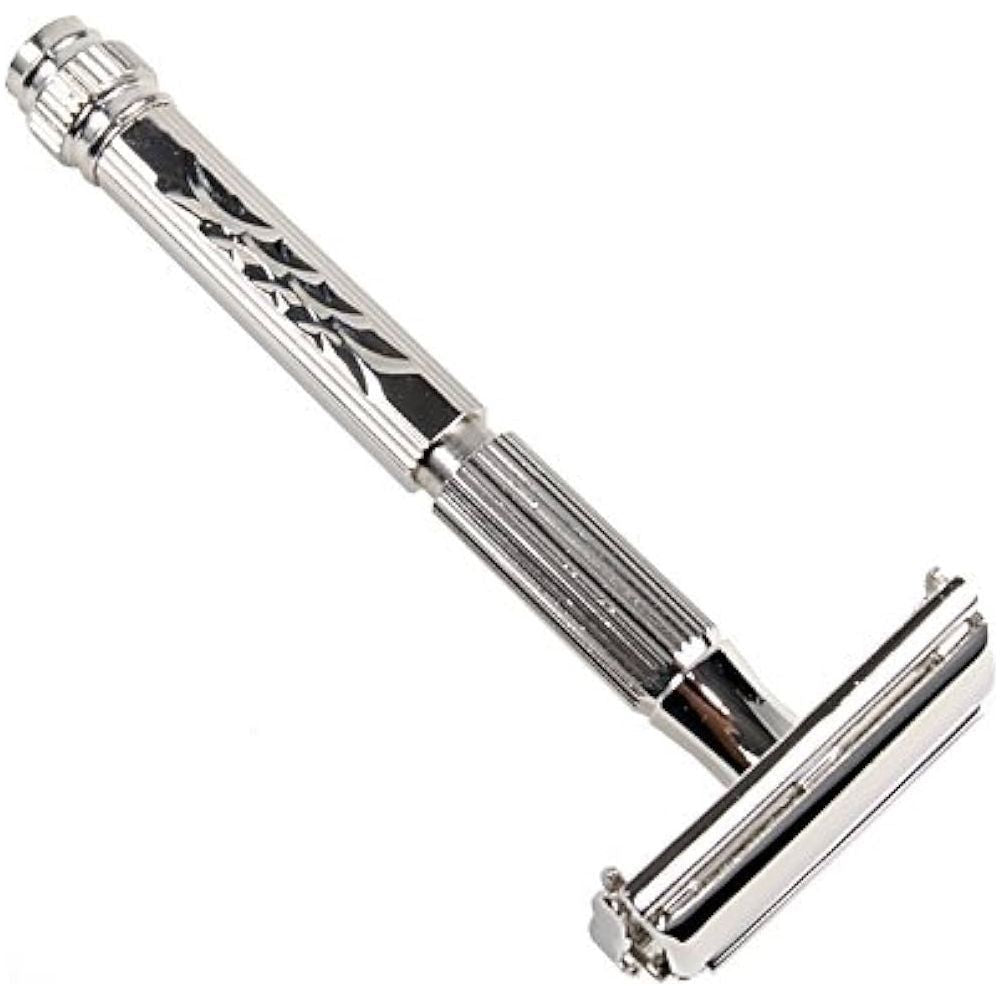 Parker 60R Nickel Butterfly Double Edge Safety Razor Pasteur Pharmacy
