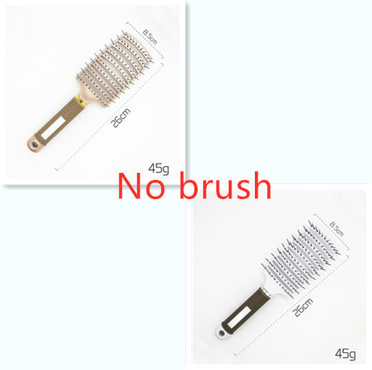 Hairbrush Anti Klit Brushy Haarborstel Women Detangler Hair Brush Bristle Nylon Scalp Massage  Teaser Hair Brush Comb Noventix
