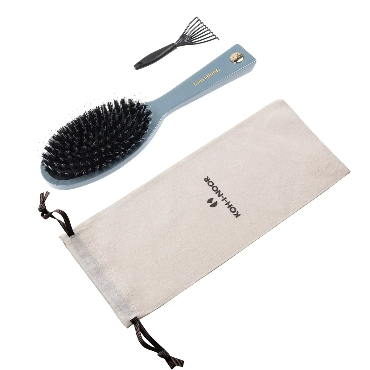 Pastel Boar & Nylon Pin Hair Brush - Biodegradable Acetate in 6 Colors KOH-I-NOOR Beauty USA