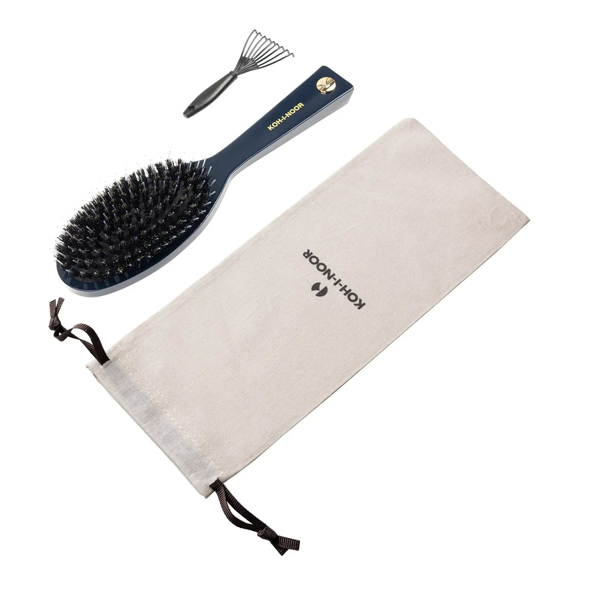 Pastel Boar & Nylon Pin Hair Brush - Biodegradable Acetate in 6 Colors KOH-I-NOOR Beauty USA