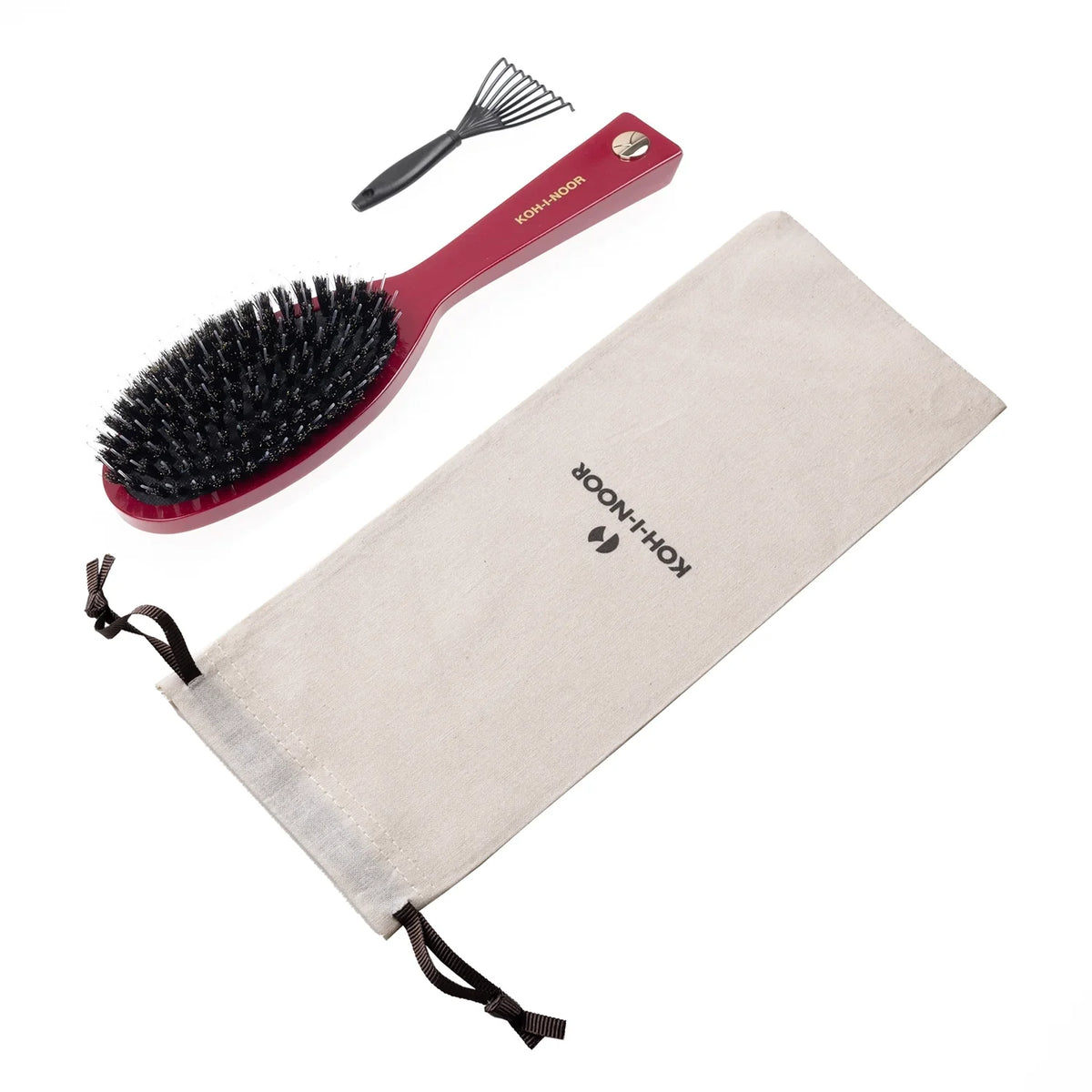 Pastel Boar & Nylon Pin Hair Brush - Biodegradable Acetate in 6 Colors KOH-I-NOOR Beauty USA