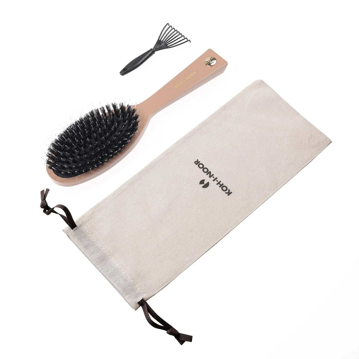Pastel Boar & Nylon Pin Hair Brush - Biodegradable Acetate in 6 Colors KOH-I-NOOR Beauty USA