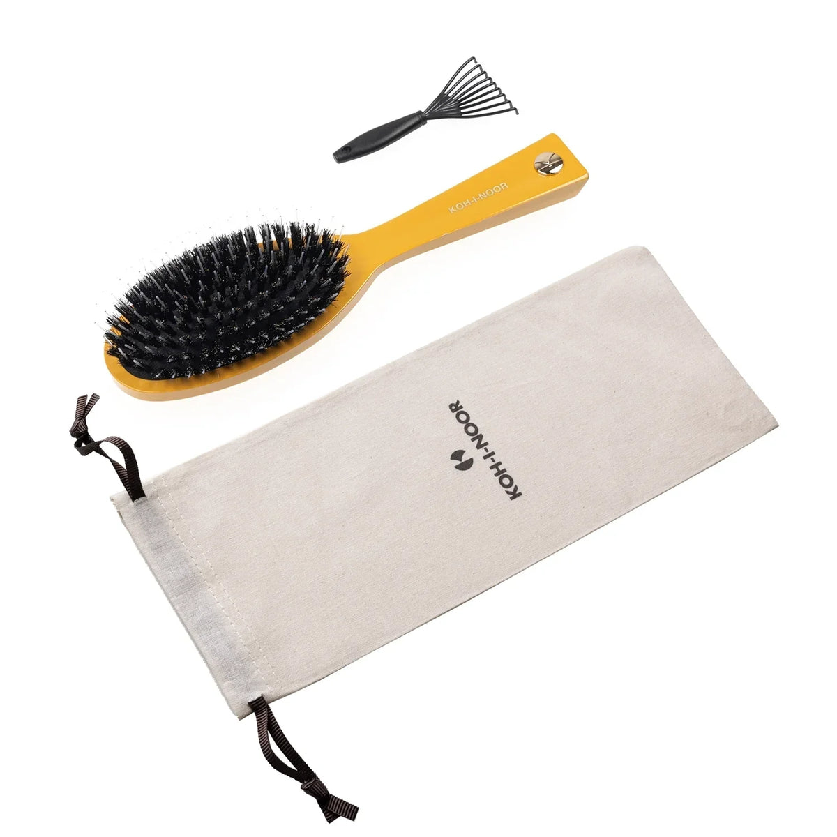 Pastel Boar & Nylon Pin Hair Brush - Biodegradable Acetate in 6 Colors KOH-I-NOOR Beauty USA