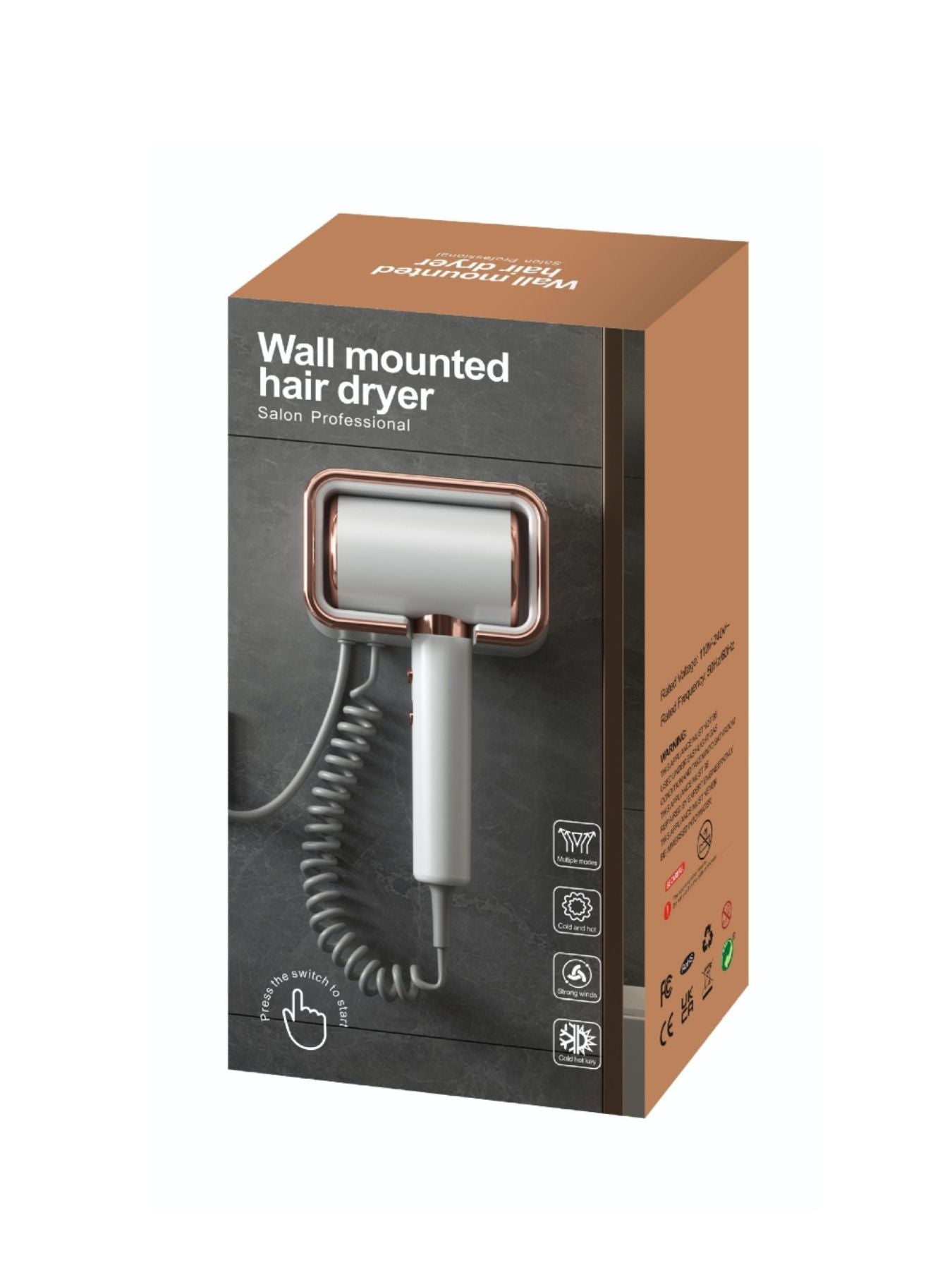 Wall-Mounted Household Hair Dryer Unique Oils