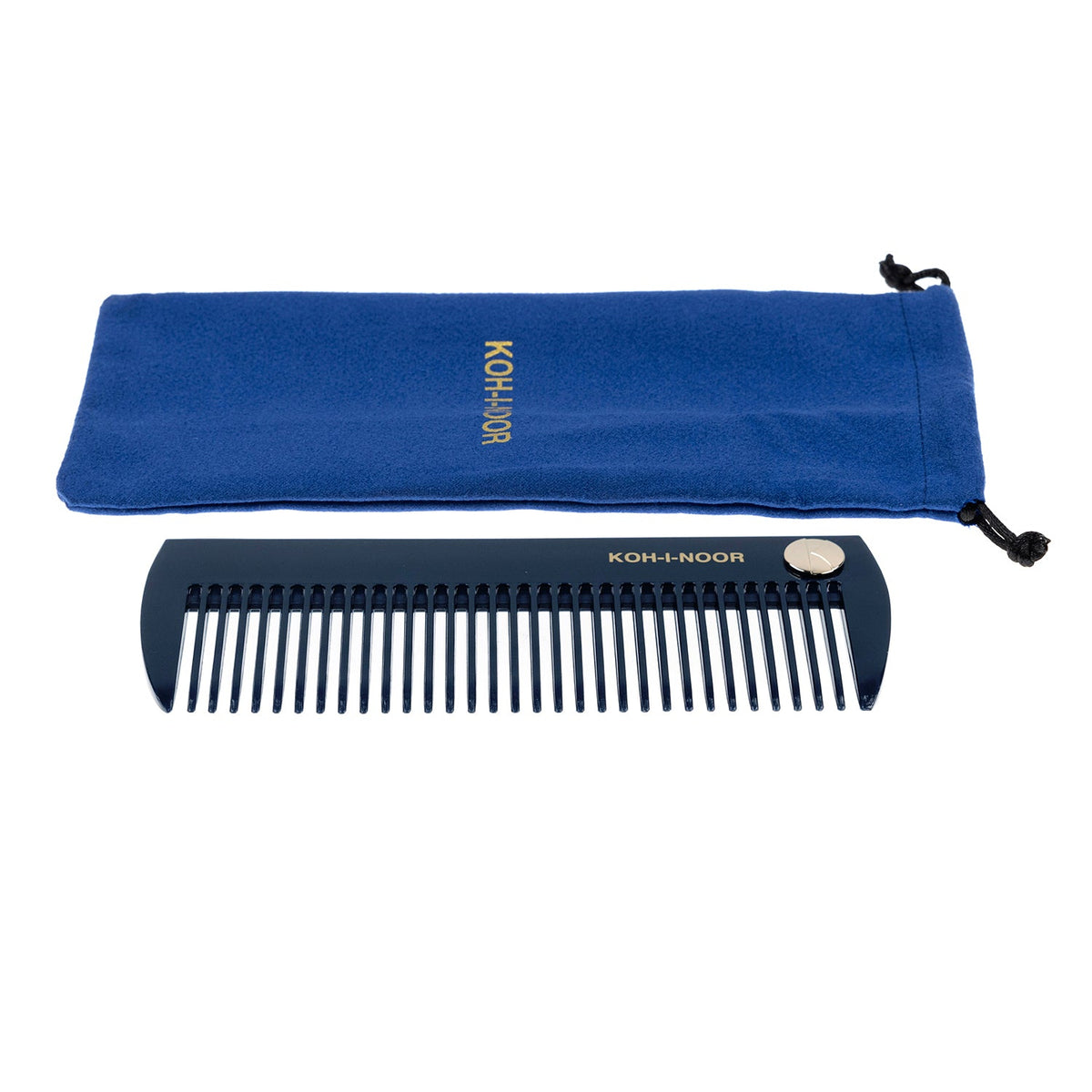 Pastel Wide Tooth Comb - Biodegradable Acetate for Detangling All Hair Types KOH-I-NOOR Beauty USA