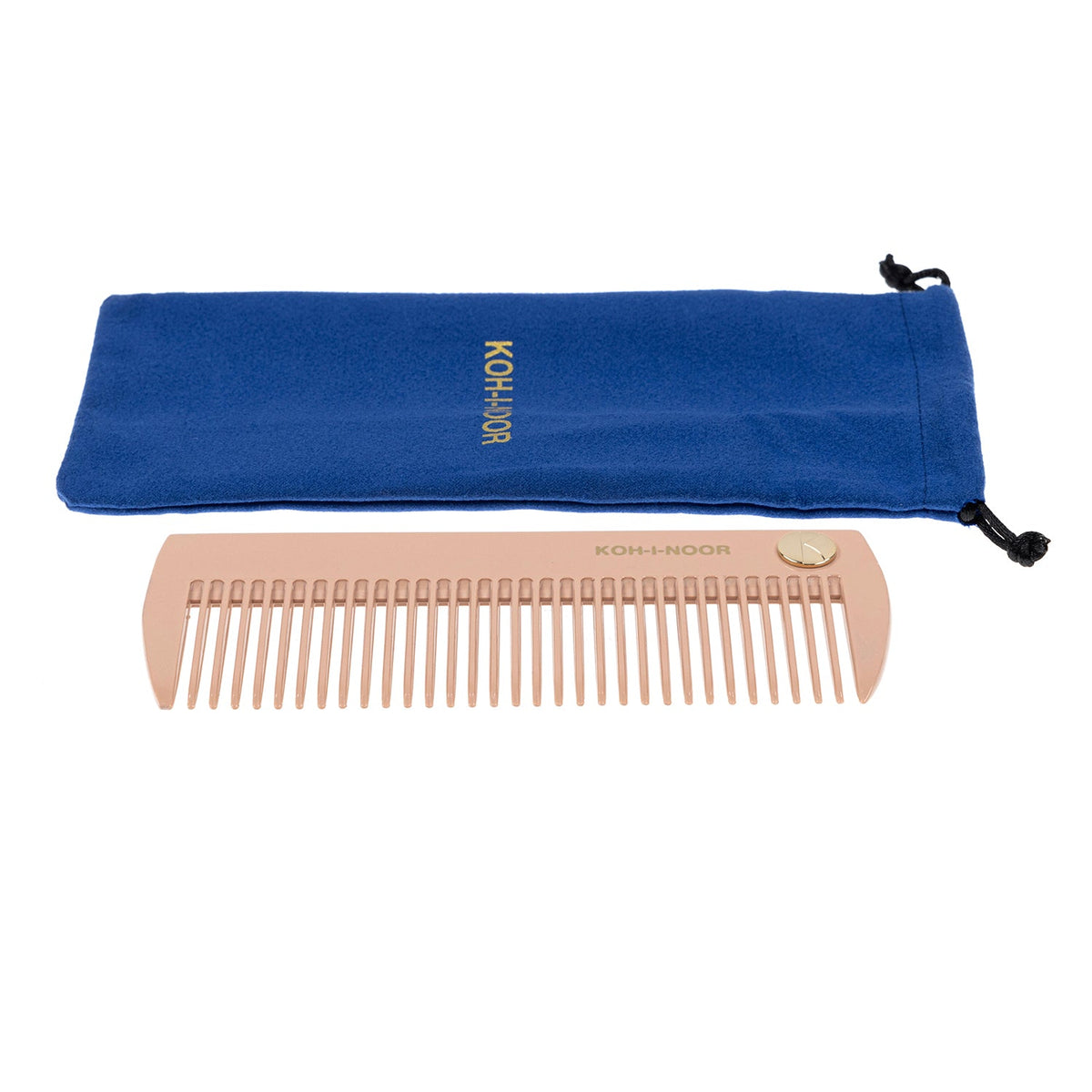Pastel Wide Tooth Comb - Biodegradable Acetate for Detangling All Hair Types KOH-I-NOOR Beauty USA