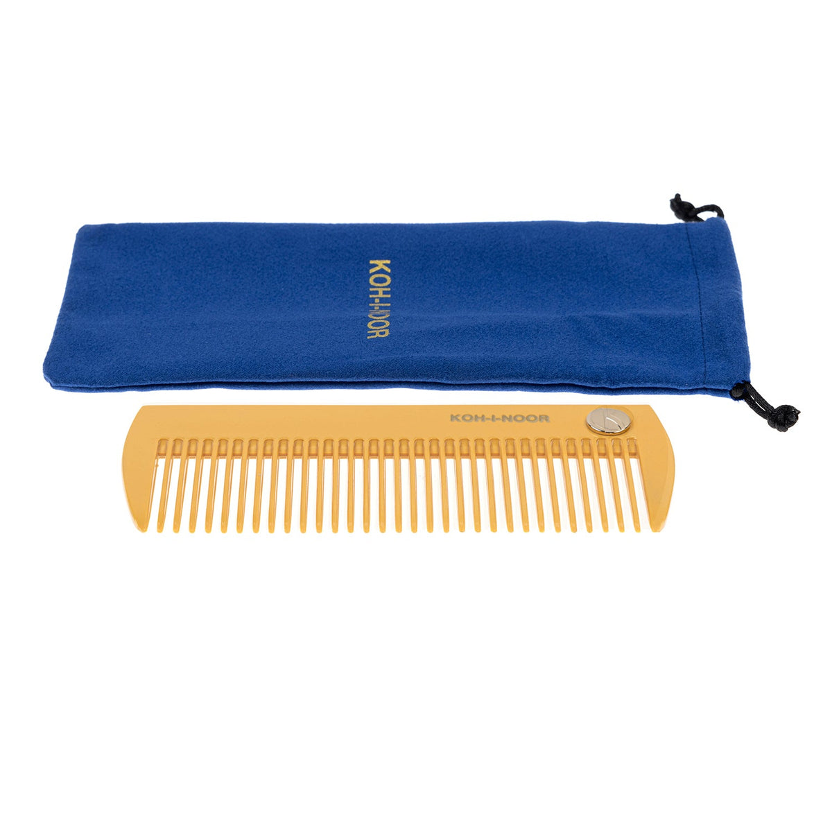 Pastel Wide Tooth Comb - Biodegradable Acetate for Detangling All Hair Types KOH-I-NOOR Beauty USA