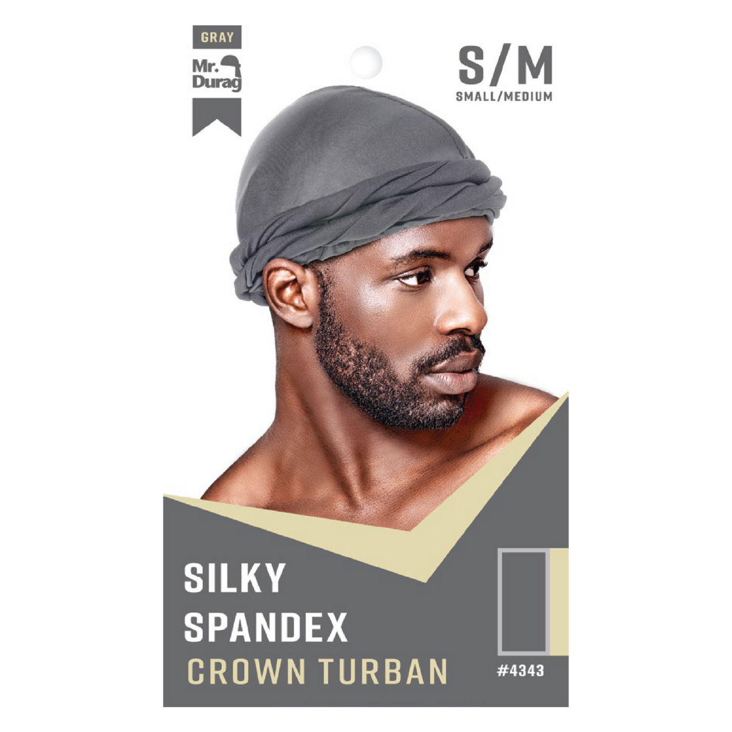 Mr. Durag Silky Spandex Crown Turban, 1 Count, Assorted Colors Annie International, Inc.