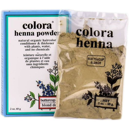 Colora Henna Powder Hair Color, Buttercup Blonde 2 Oz