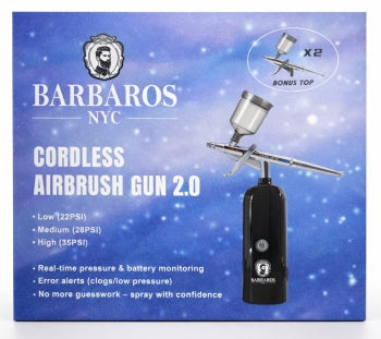 BARBAROS CORDLESS AIRBRUSH 2.0 N.O.S. Barber Supply