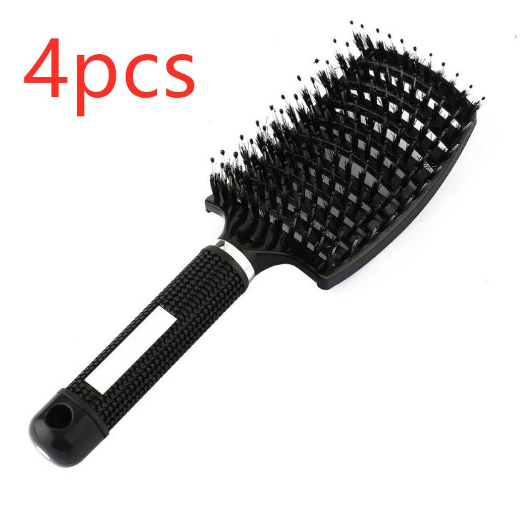 Hairbrush Anti Klit Brushy Haarborstel Women Detangler Hair Brush Bristle Nylon Scalp Massage  Teaser Hair Brush Comb Noventix