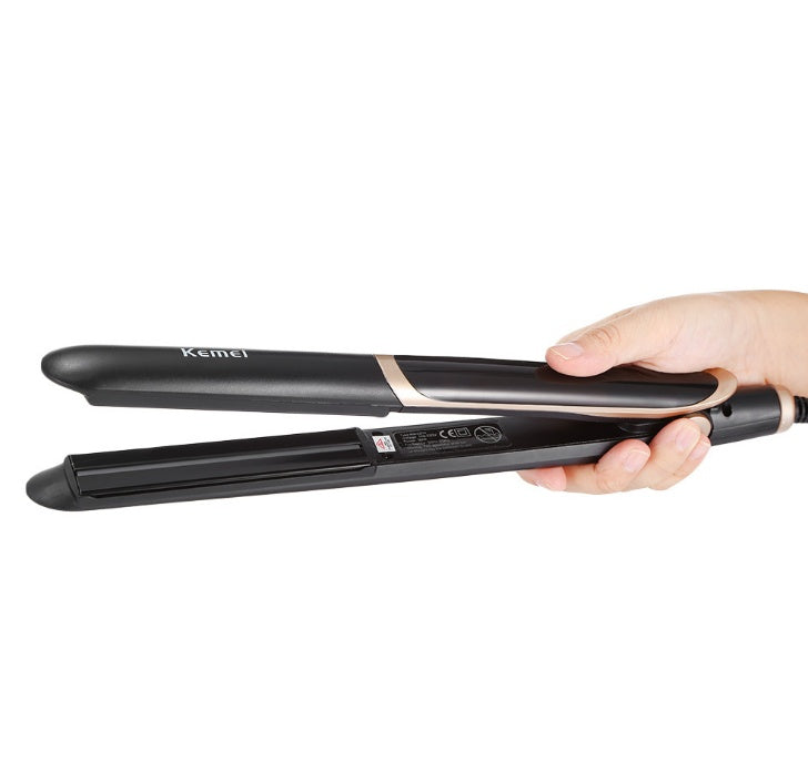 Professional Hair Straightener Curler Hair Flat Iron Negative Ion Infrared Hair Straighting Curling Iron Corrugation LED Display Elyvora LLC