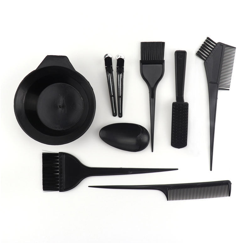 Hair Color Tool Set 11 Pieces Hair Salon Comb Brush Disposable FLIPSTYLEZLLC