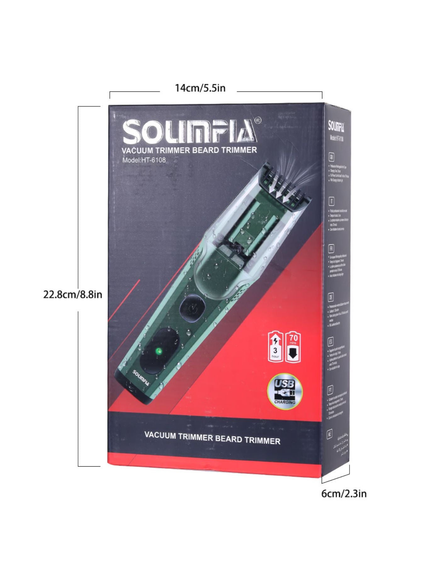 Portable Cordless Hair Clipper Unique Oils