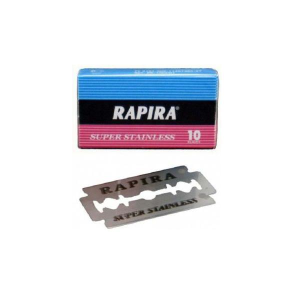 Rapira Classic Super Stainless Double Edge Razor Blades - 10 Pack Pasteur Pharmacy