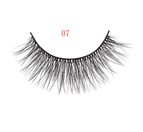3D mink eyelashes 3 pairs of natural fiber long false eyelashes Elyvora LLC