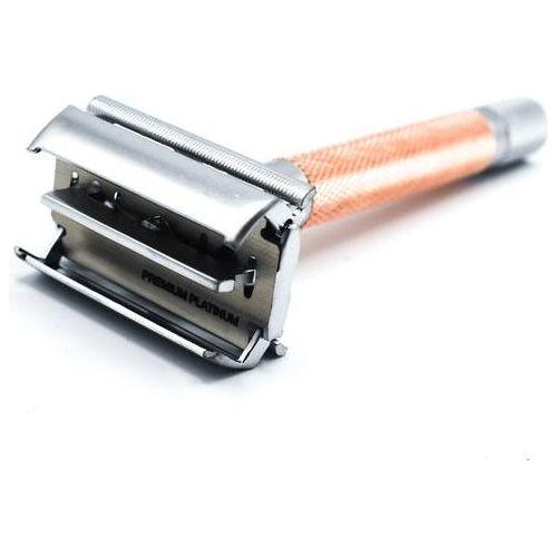 Parker 74R RG Rose Gold & Satin Chrome Heavyweight Butterfly Open Safety Razor Pasteur Pharmacy