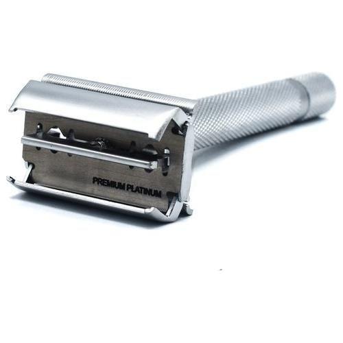 Parker 74R SC Satin Chrome Heavyweight Butterfly Open Safety Razor Pasteur Pharmacy