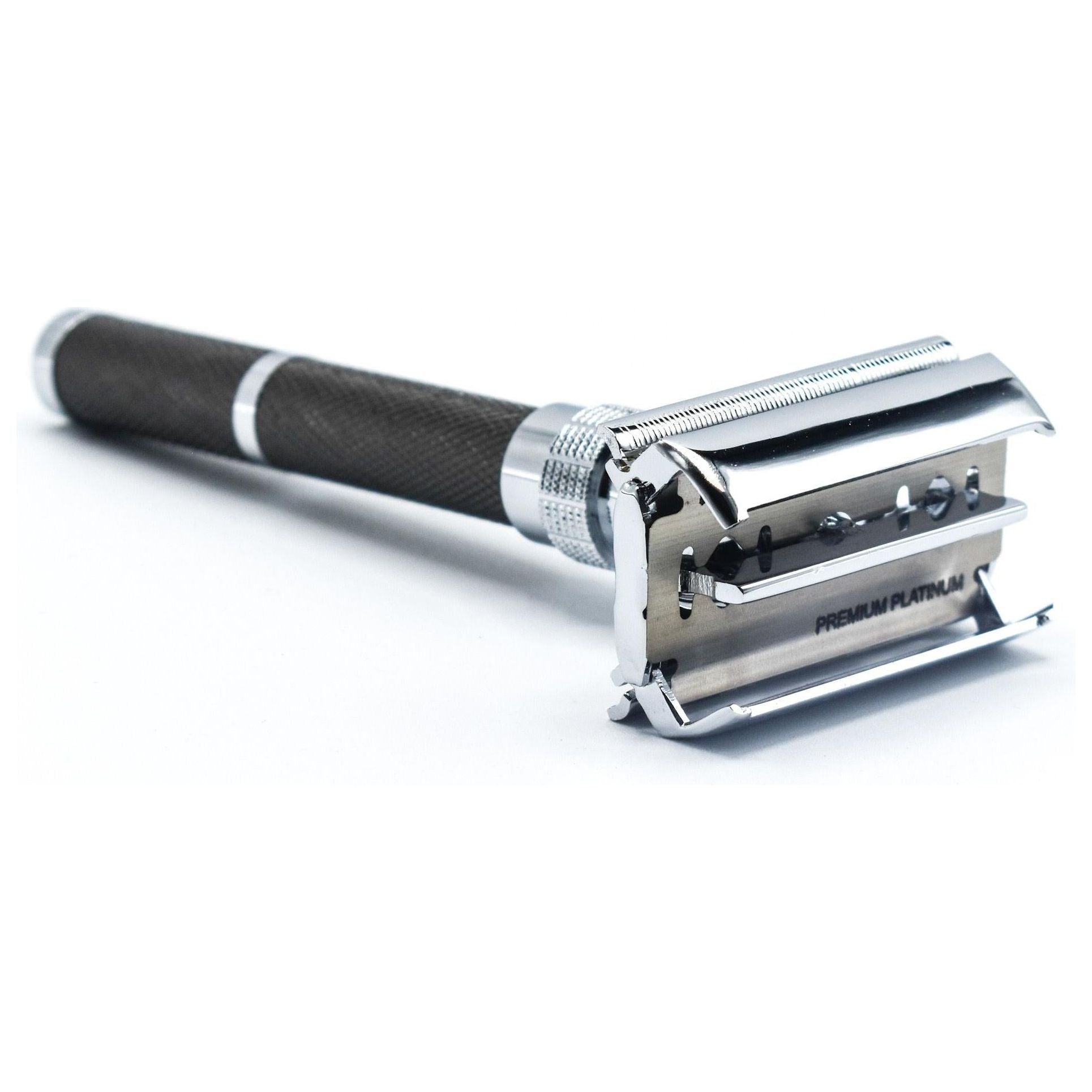 Parker 96R Long Handle Butterfly Safety Razor - Graphite Pasteur Pharmacy