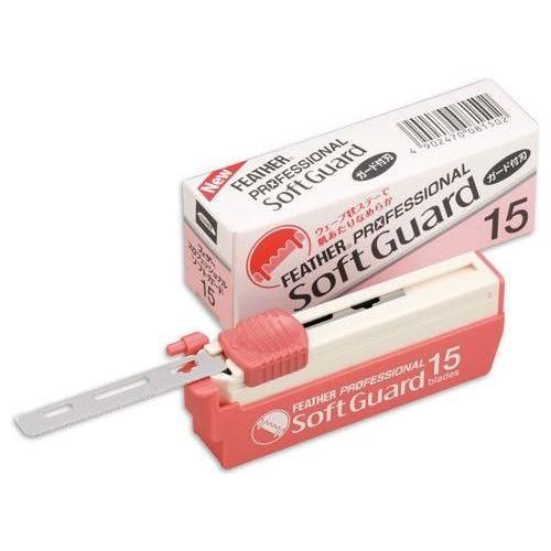 Feather Razor Spare Blade Psf-15 Soft Guard 15 Pieces Pasteur Pharmacy