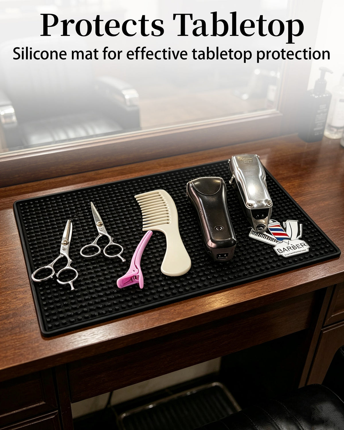 MYS Professional Barber Anti-Slip Station Mats MYS