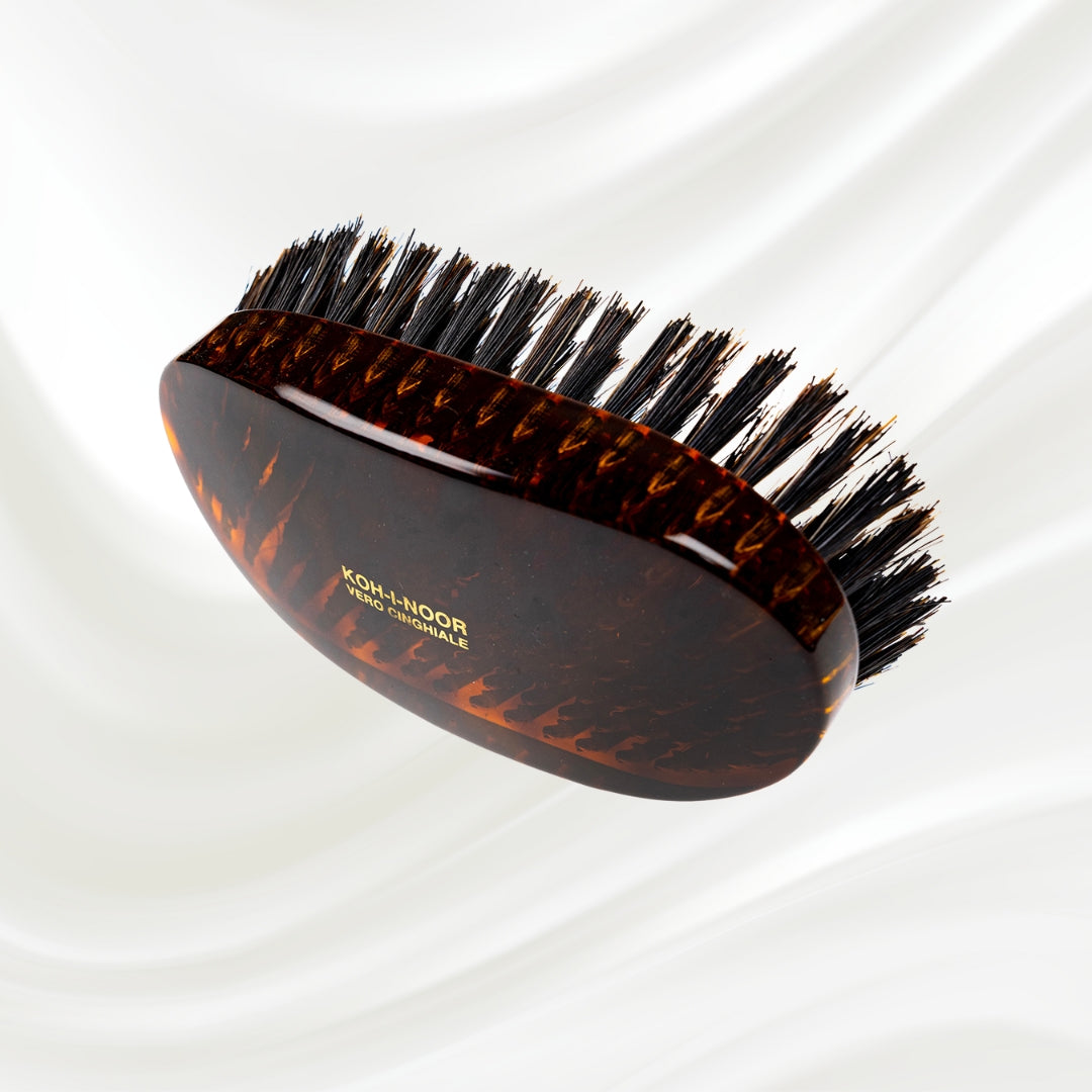 Jaspè Military Boar Bristle Brush - Men's Hair & Beard Grooming KOH-I-NOOR Beauty USA