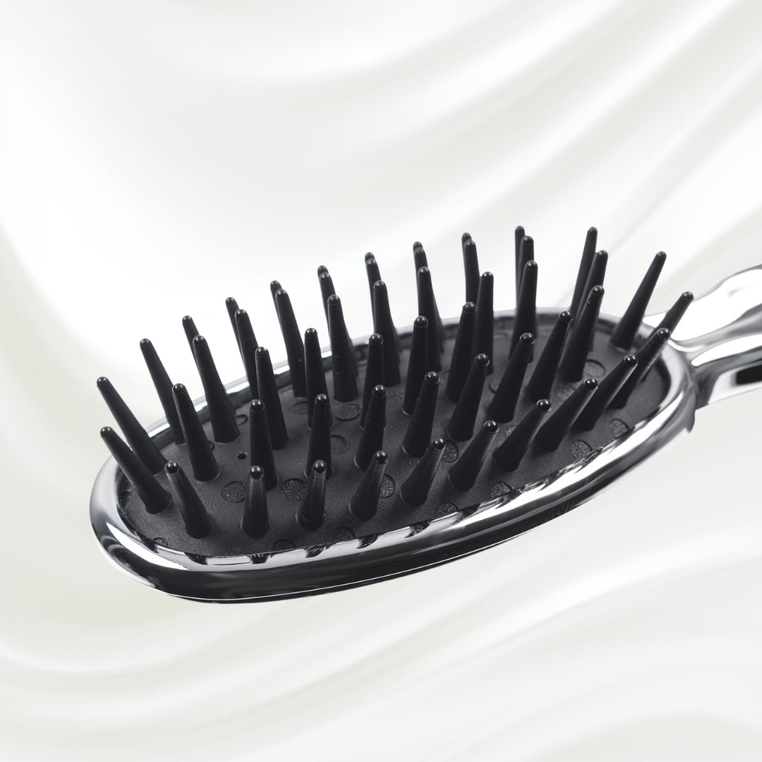 Metallic Pneumatic Detangling Hairbrush KOH-I-NOOR Beauty USA