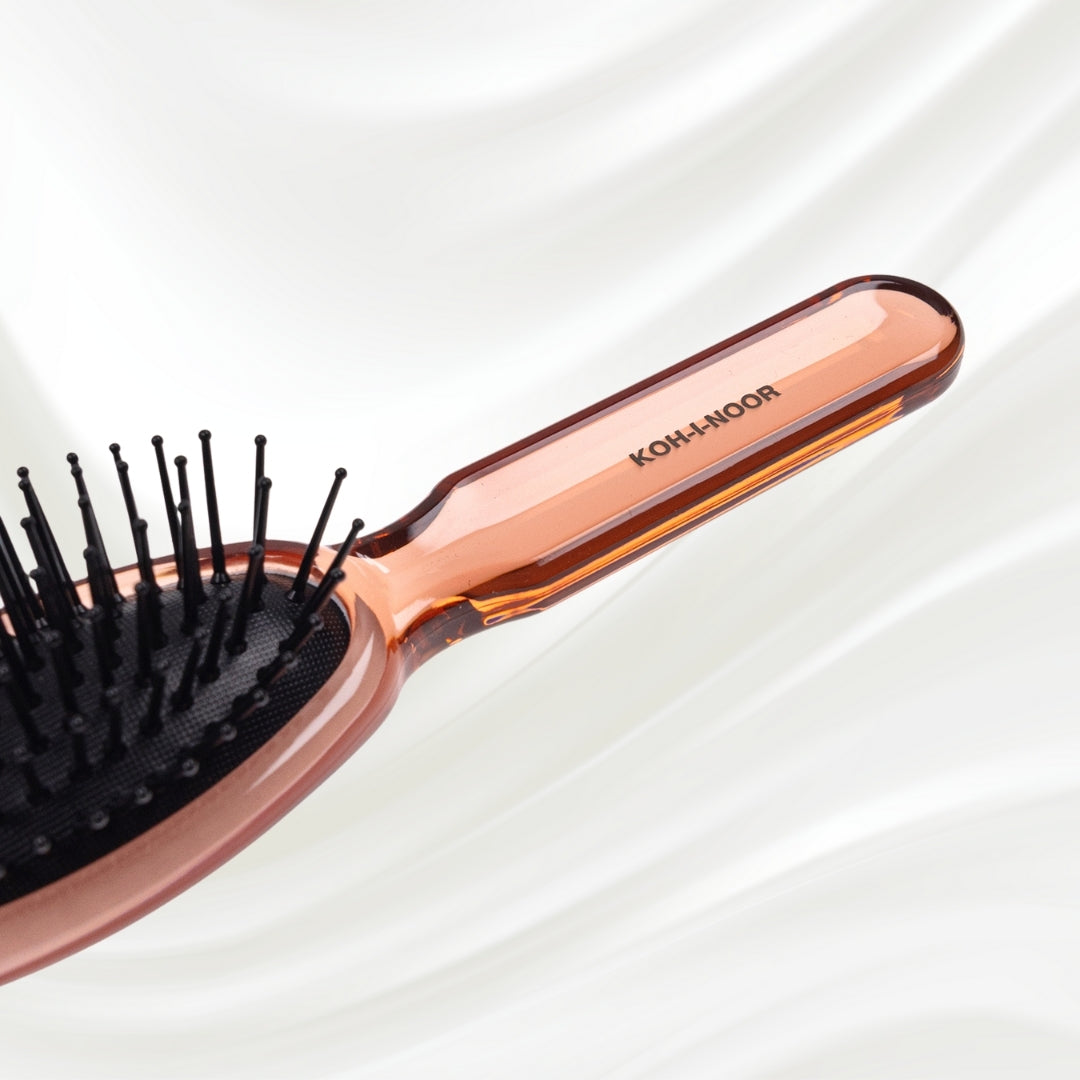 All Seasons Synthetic Pin Hair Brush - Pneumatic Cushion for Thick & Coarse Hair KOH-I-NOOR Beauty USA