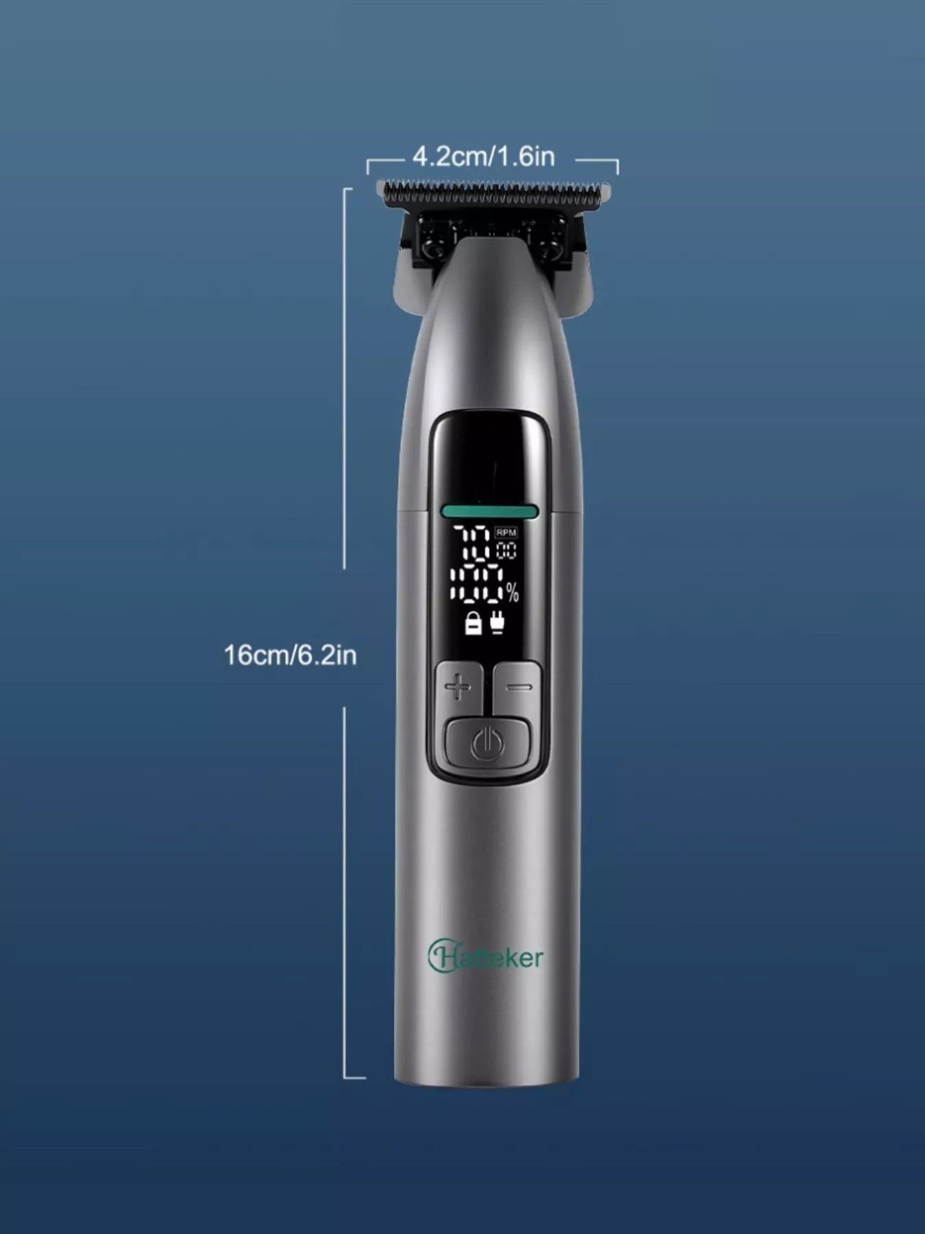 Cordless Hair Clipper with LED Display Unique Oils