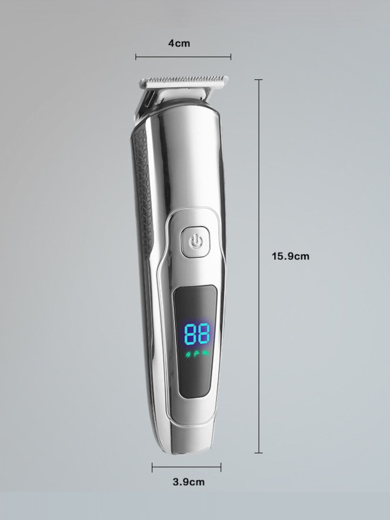 Waterproof Hair Clipper with LED Display Unique Oils
