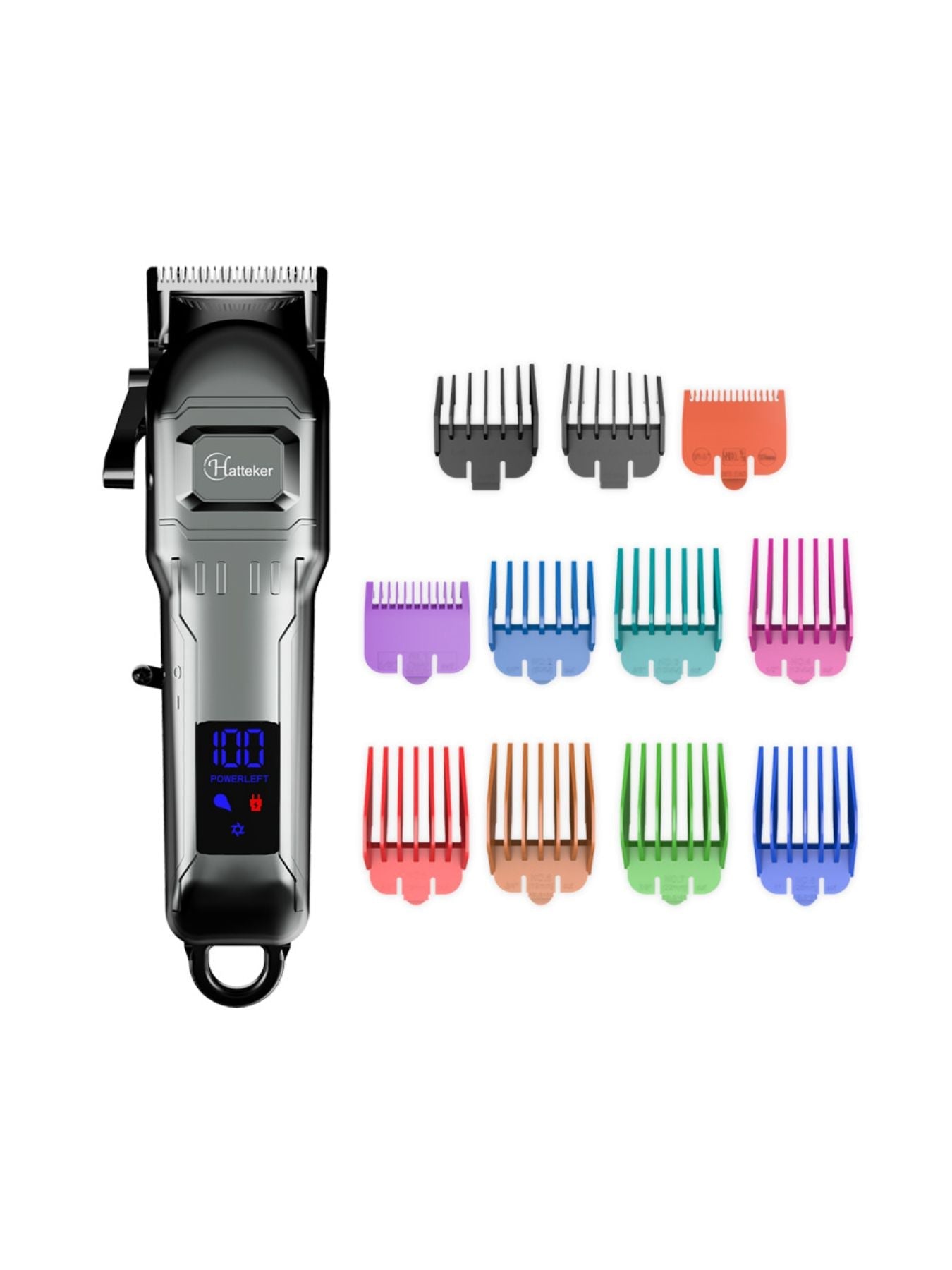 Cordless Hair Clipper with LED Display Unique Oils