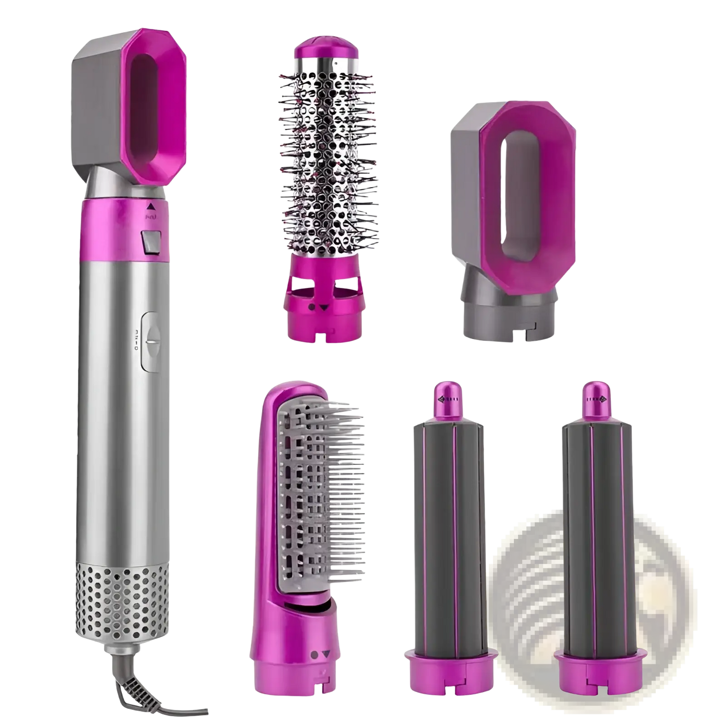 5-in-1 Hot Air Comb Hair Dryer and Styler Set ARBA Global