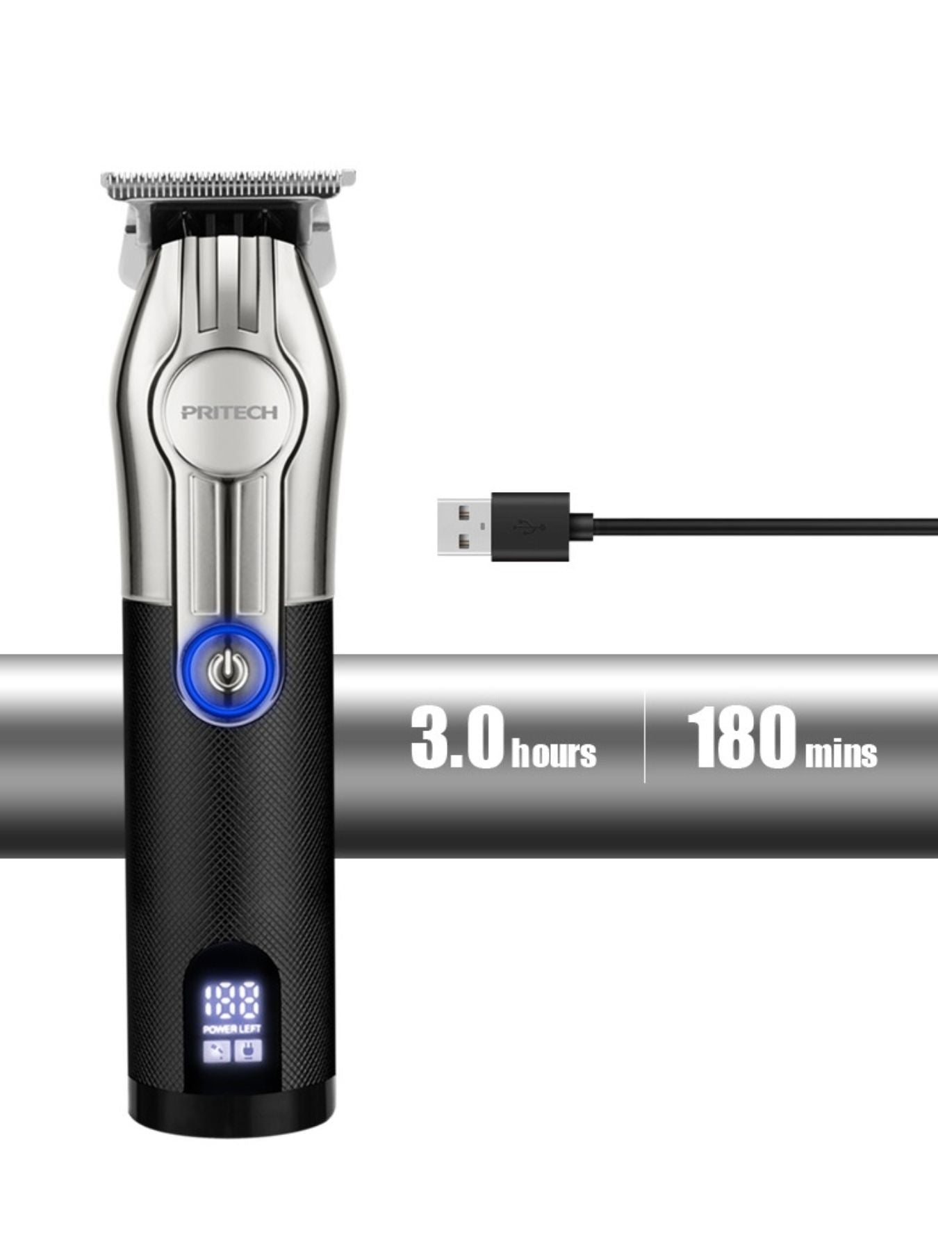 Cordless Rechargeable Hair Clipper Unique Oils