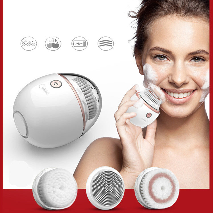 Facial Cleansing Brush Instrument Wireless Charging FLIPSTYLEZLLC